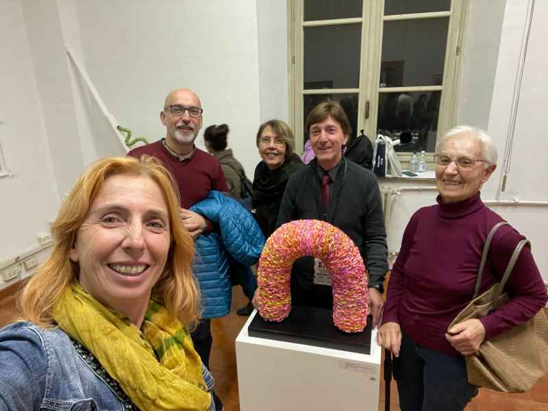 Paratissima Torino 2022 - 8 - Con Carla ed Elisabetta e l